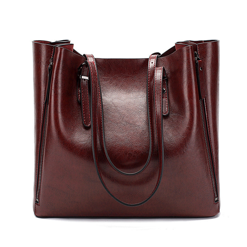 Women's Slouchy Fashion Simple Large Capacity Handbags