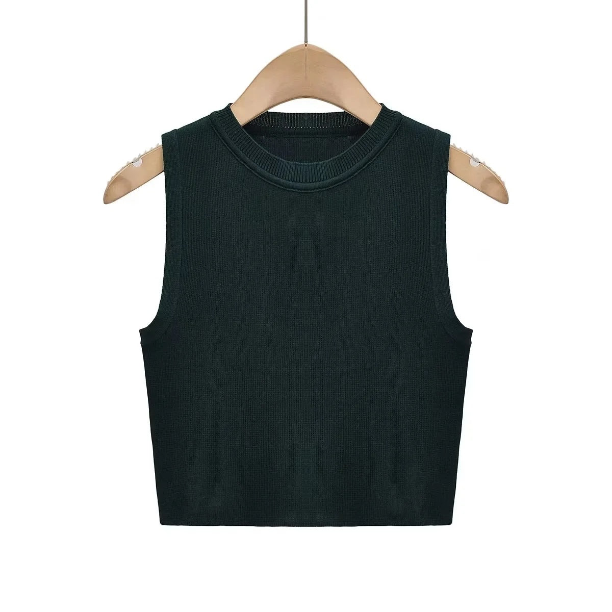 Women's Summer Sleeveless Elastic Knitted For Tops