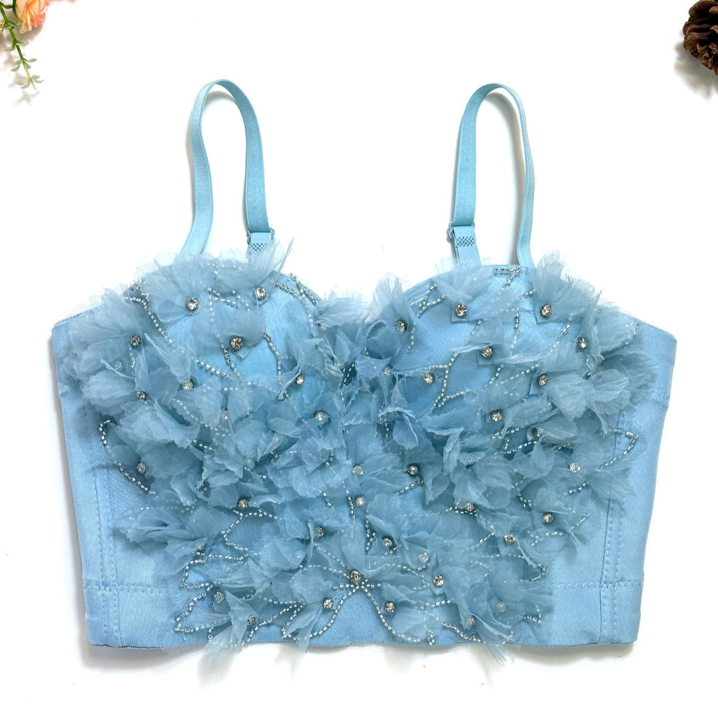 With Chest Pad High-grade Outer Wear Sexy Disco Jumping Tops
