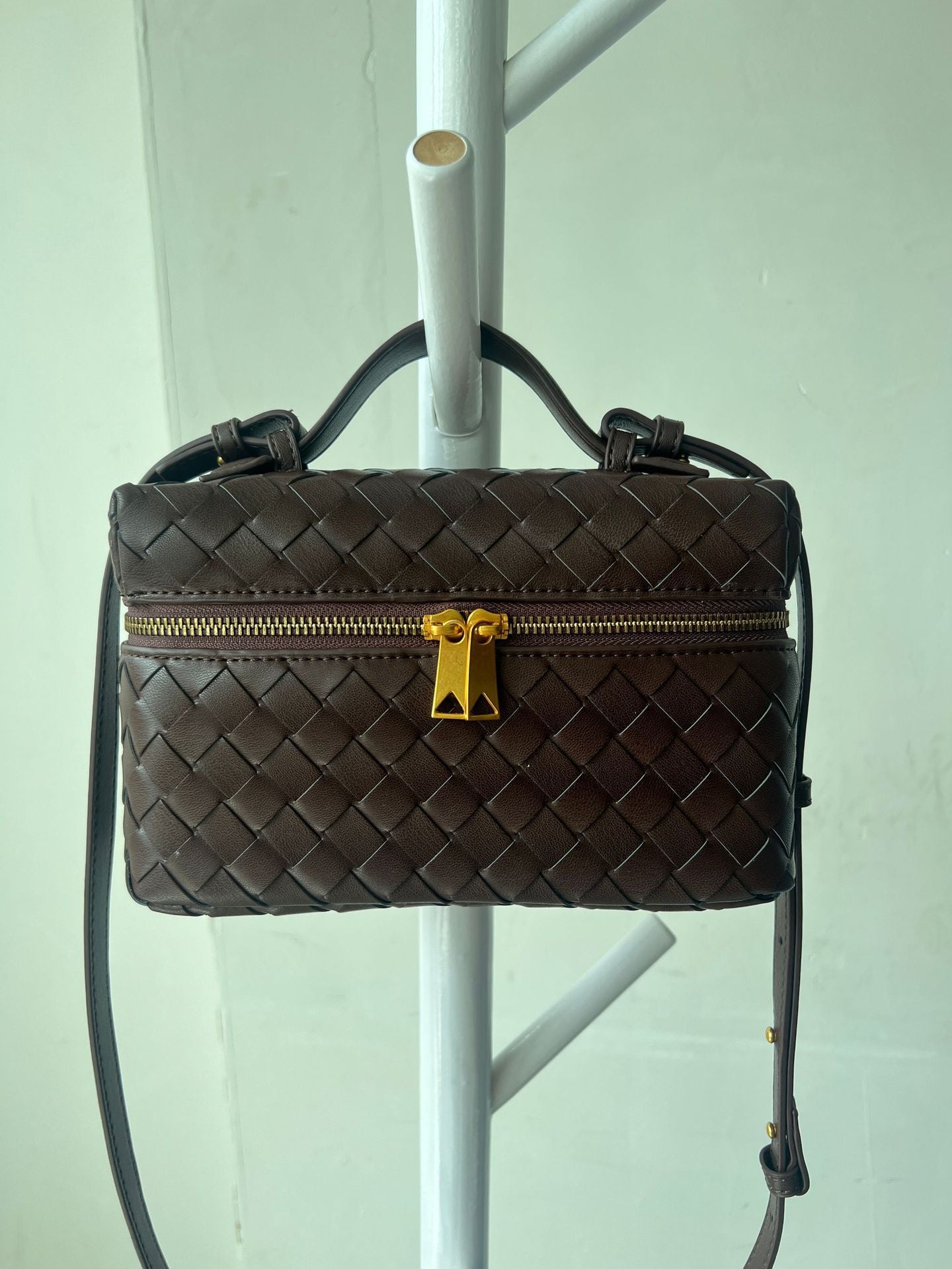 Women's Woven Lunch Box Versatile Handmade Small Square Bags
