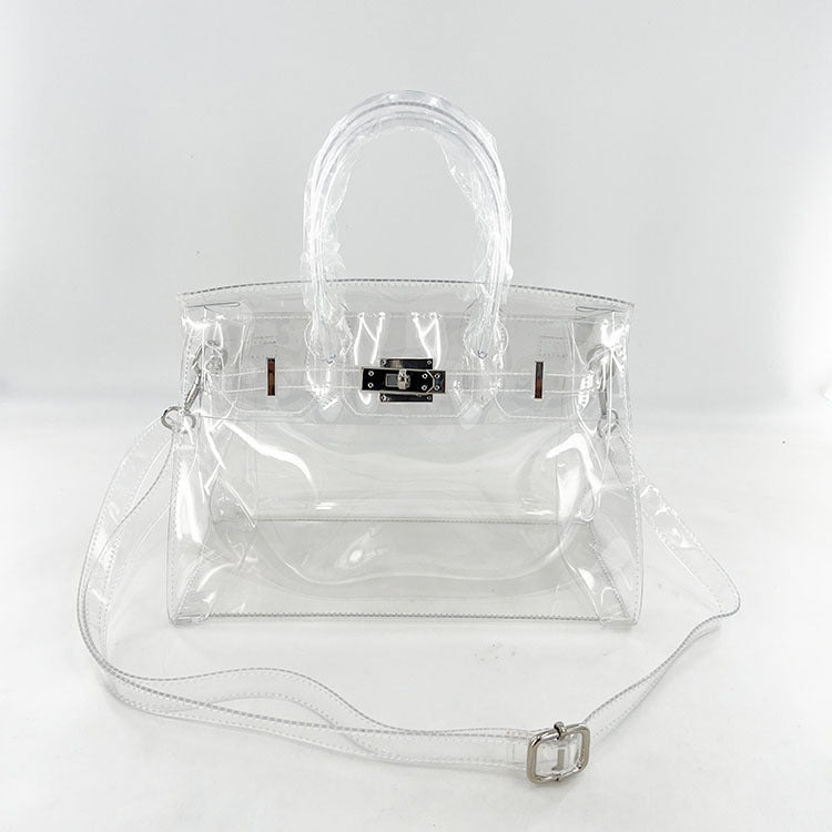 Women's Street Jelly Transparent Laser Magic Color Bags