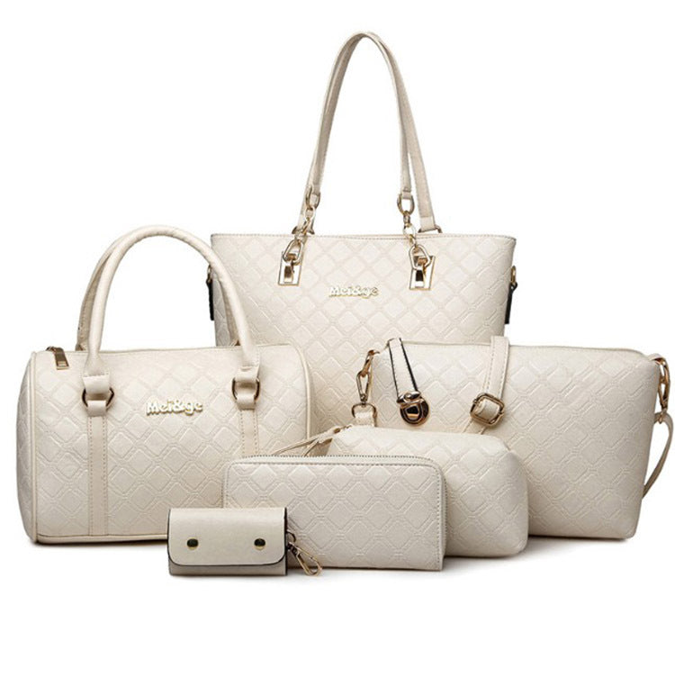 Women's Beautiful Creative Fashion Embossing Rhombus Shoulder Bags