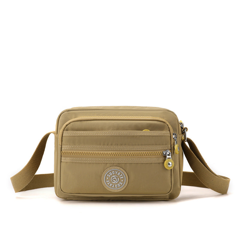 Fashion Neutral Waterproof Nylon Zipper For Women's Messenger Bag