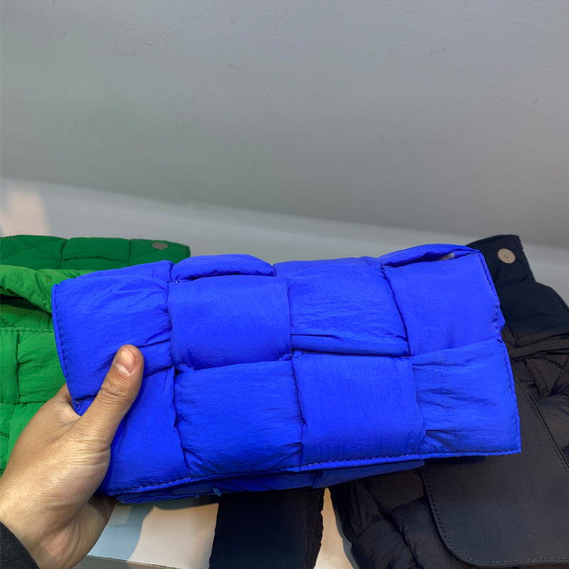 Sponge Down Woven Pillow Design High-grade Crossbody Bags