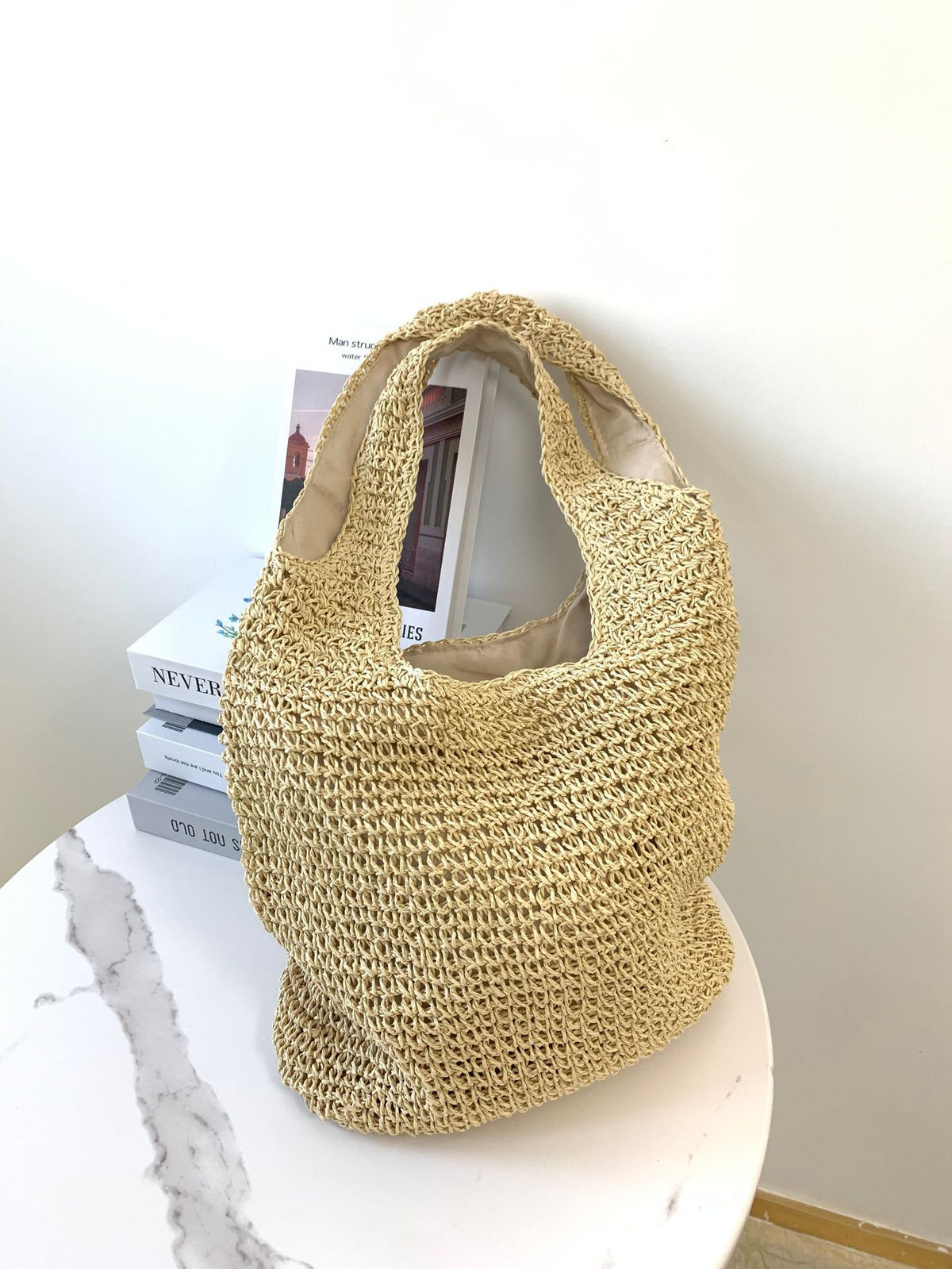 Source Handmade Fashion Straw Woven Beach Bags