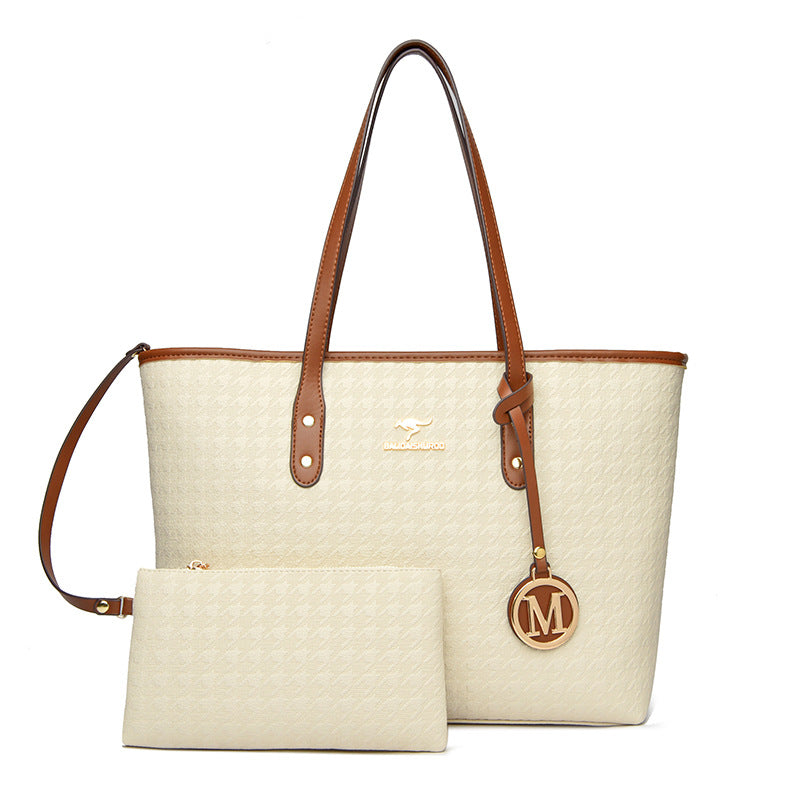 Women's Large Capacity Totes Simple Fashion Letter Handbags