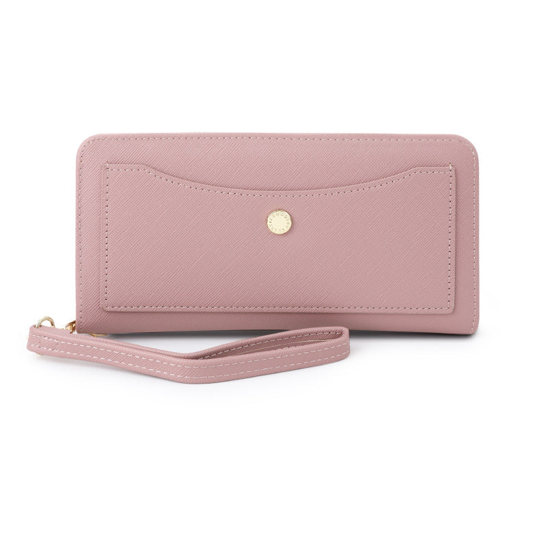 Women's Large Capacity Fashion Advanced Leather Long Ladies Wallet