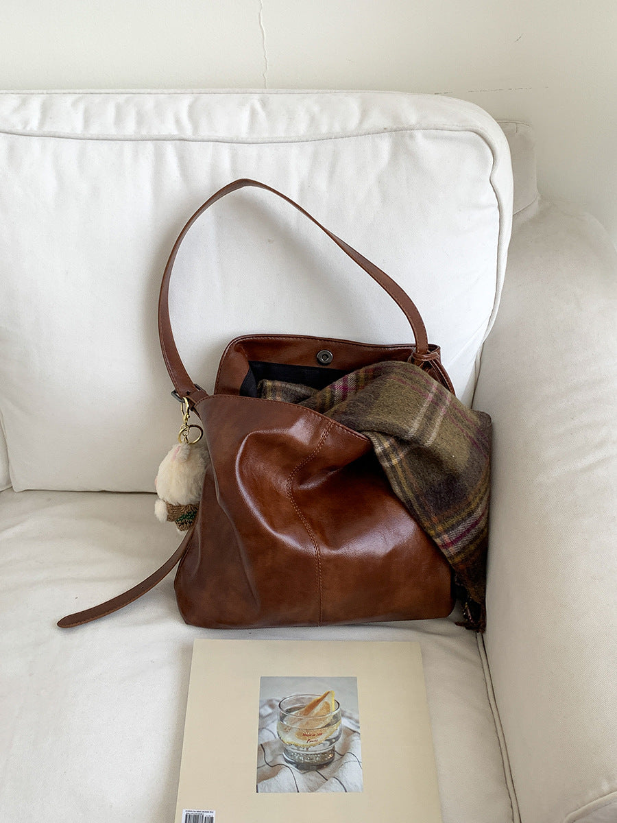 Women's Style Large Capacity Retro Dark Pattern Bags