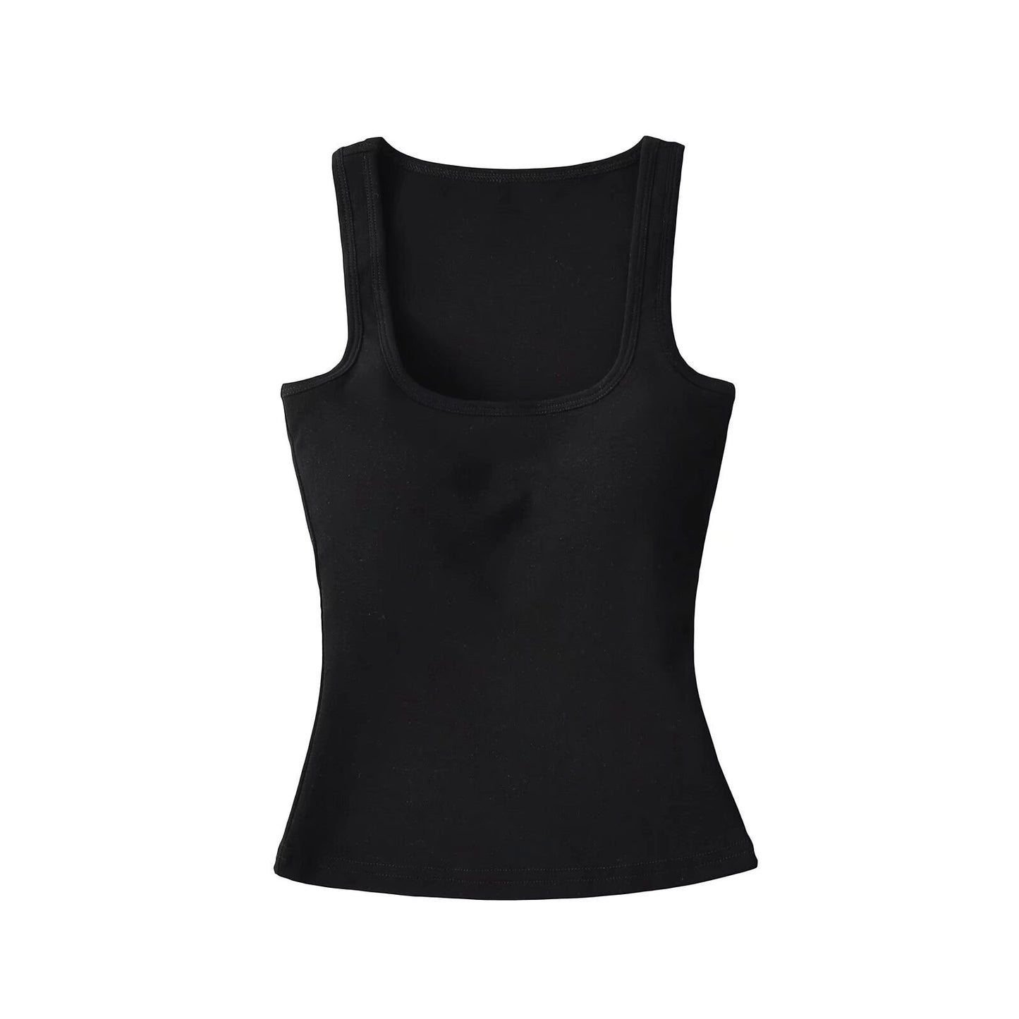 Women's Low-cut With Chest Pad Stretch Tight-fitting Cinched Tops