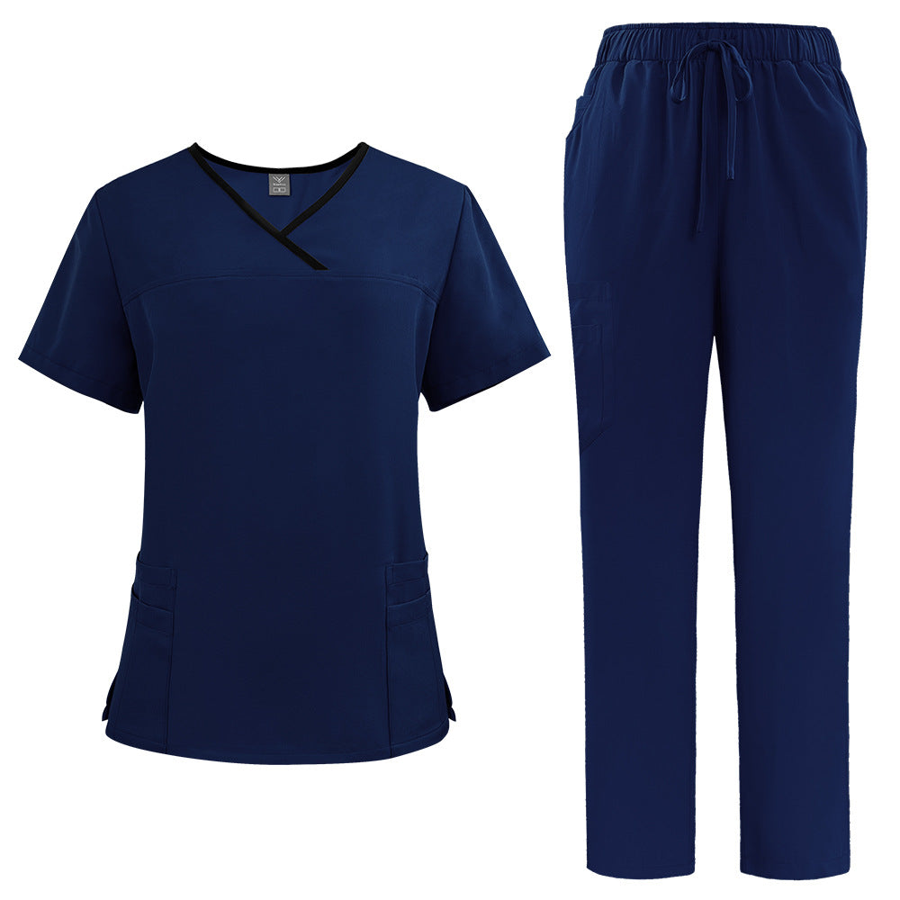 Hand Washing Split Sleeve Female Dental Uniform