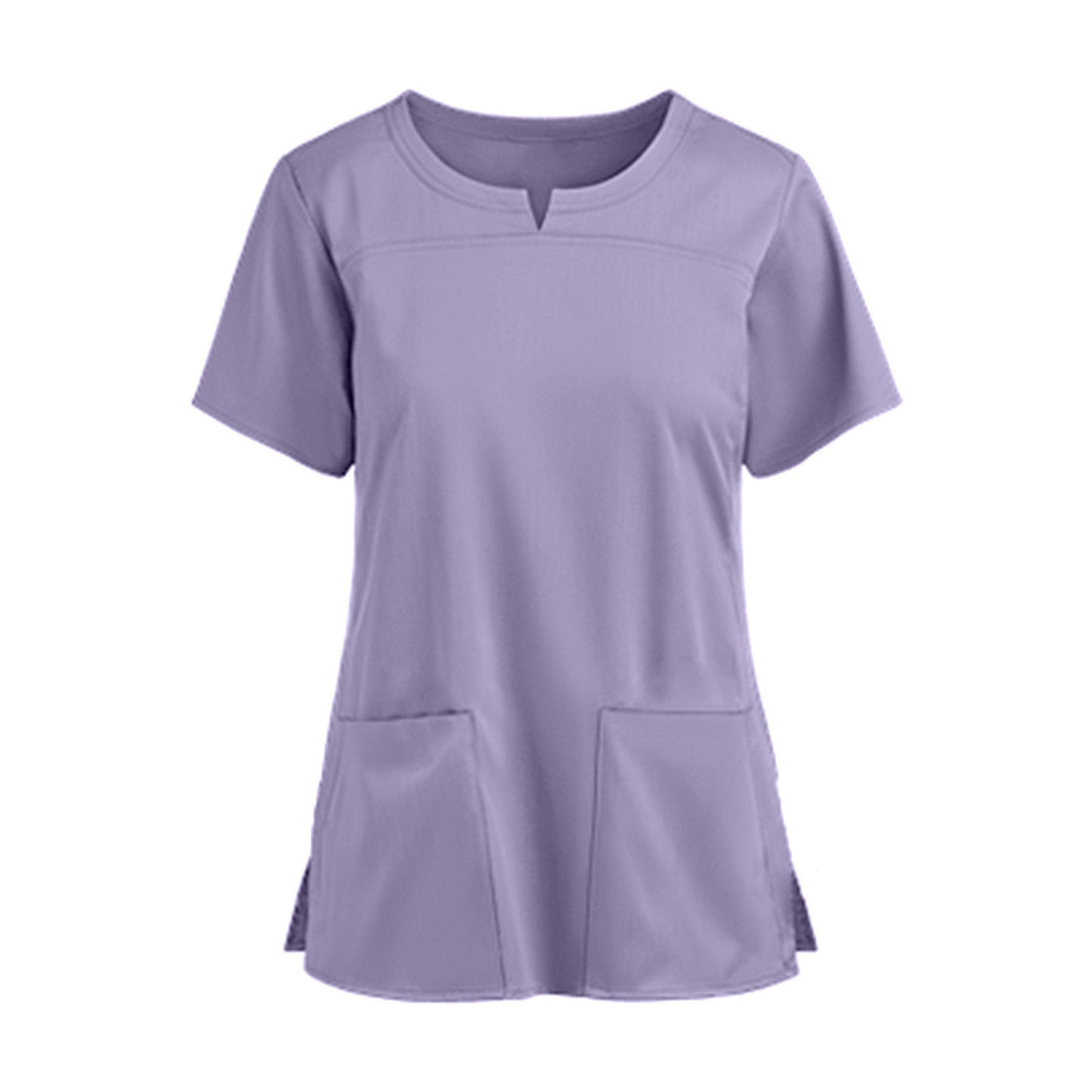 Women's Short-sleeved Pocket Nurse Simple Elegant Uniform