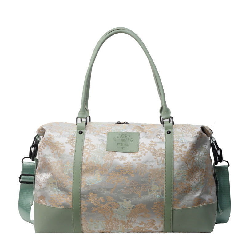 Women's Hand Carrying National Style Leisure Large Capacity Chinese Embroidery Bags