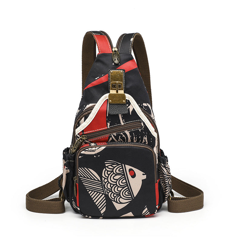 Women's Korean Style Leisure Fashion Double Waist Packs