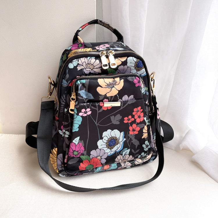 Women's Waterproof Nylon Cloth Fashion Simple Backpacks