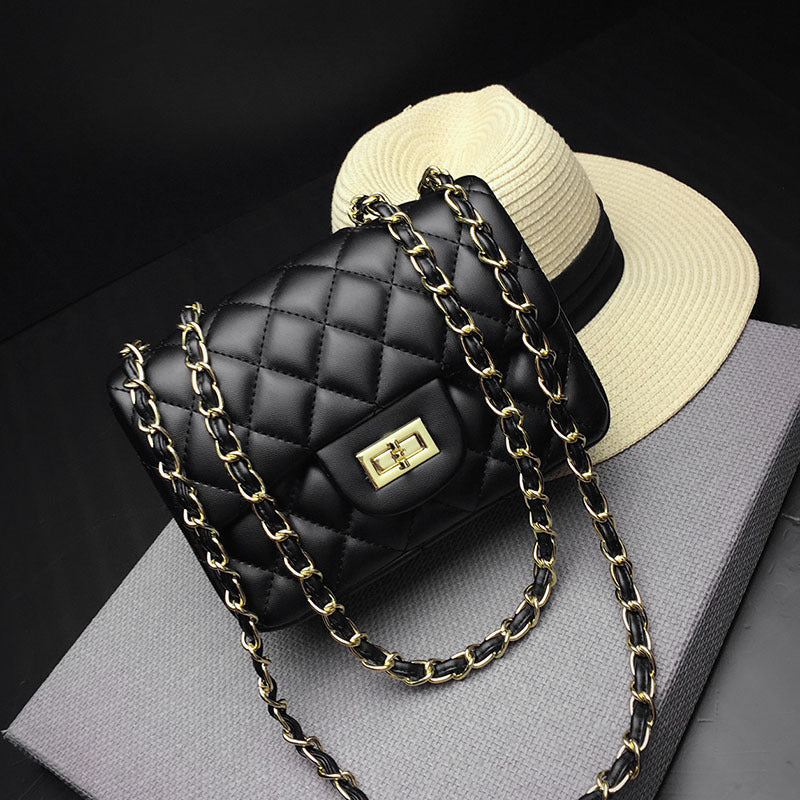 Women's Unique Versatile Rhombus Chain Style Shoulder Bags