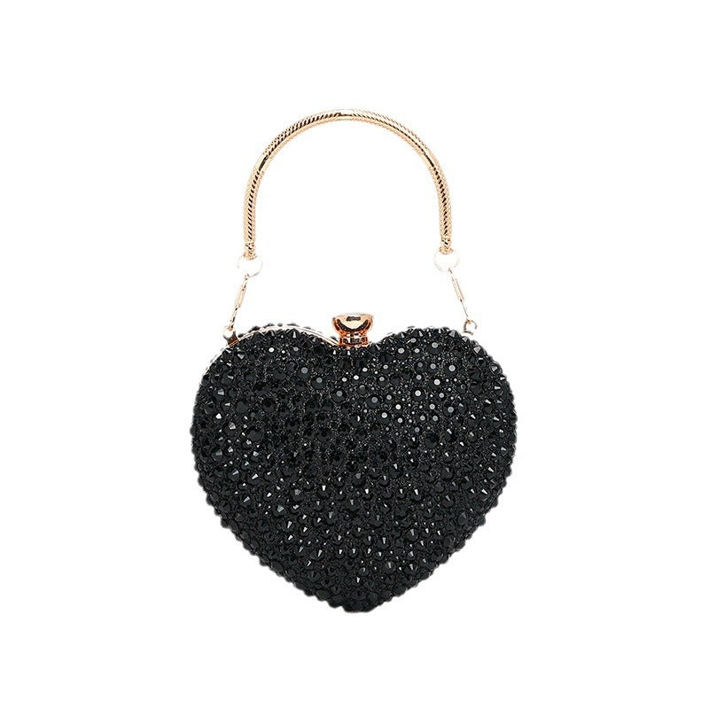 Women's Rhinestone Winter Fashion Mini Love One Bags