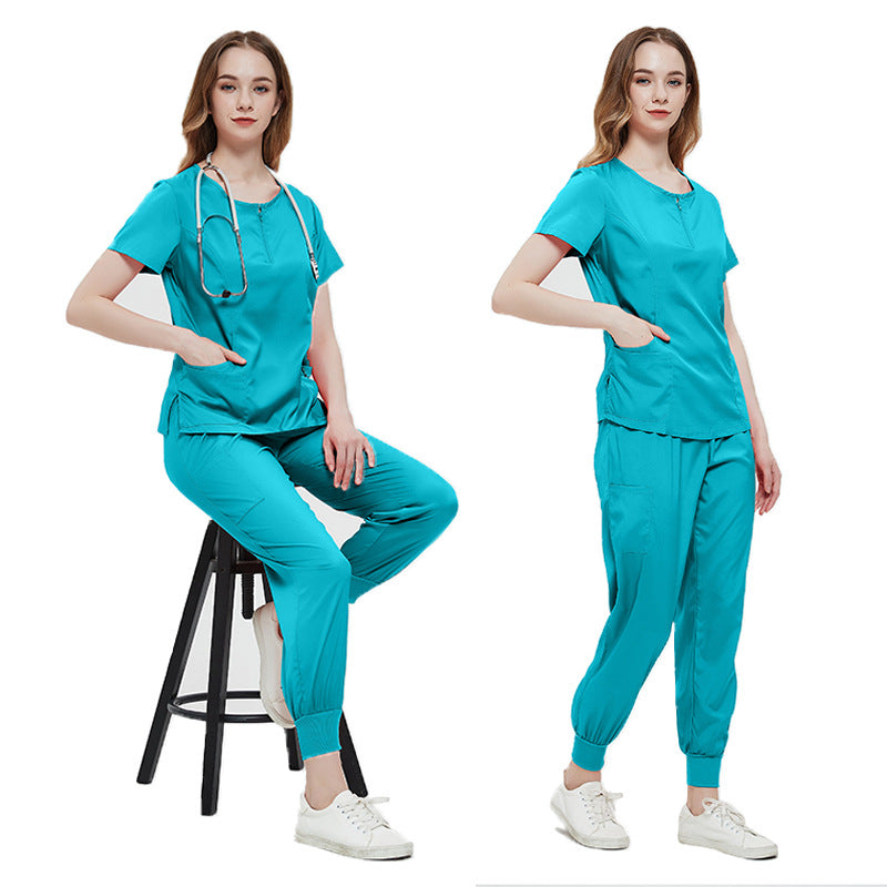 Split Undergarments Nursing Work Uniforms Elastic Uniform