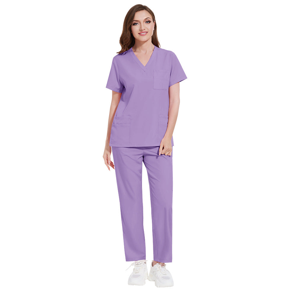 Multicolor Split Overalls Protective Business Work Clothes Technician's Uniform