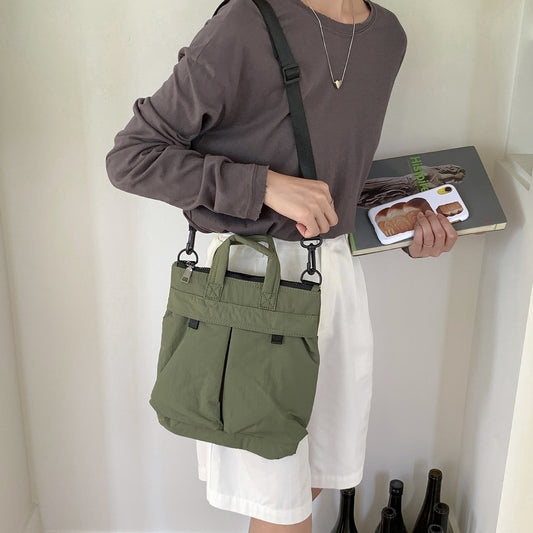 Women's Niche Nylon Zipper Summer Simple Portable Bags