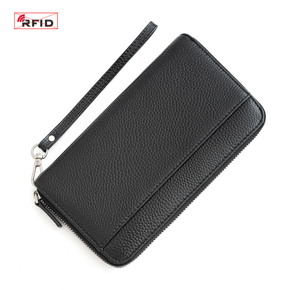 Women's Large Capacity Leather Passport Wrapper Multiple Bags