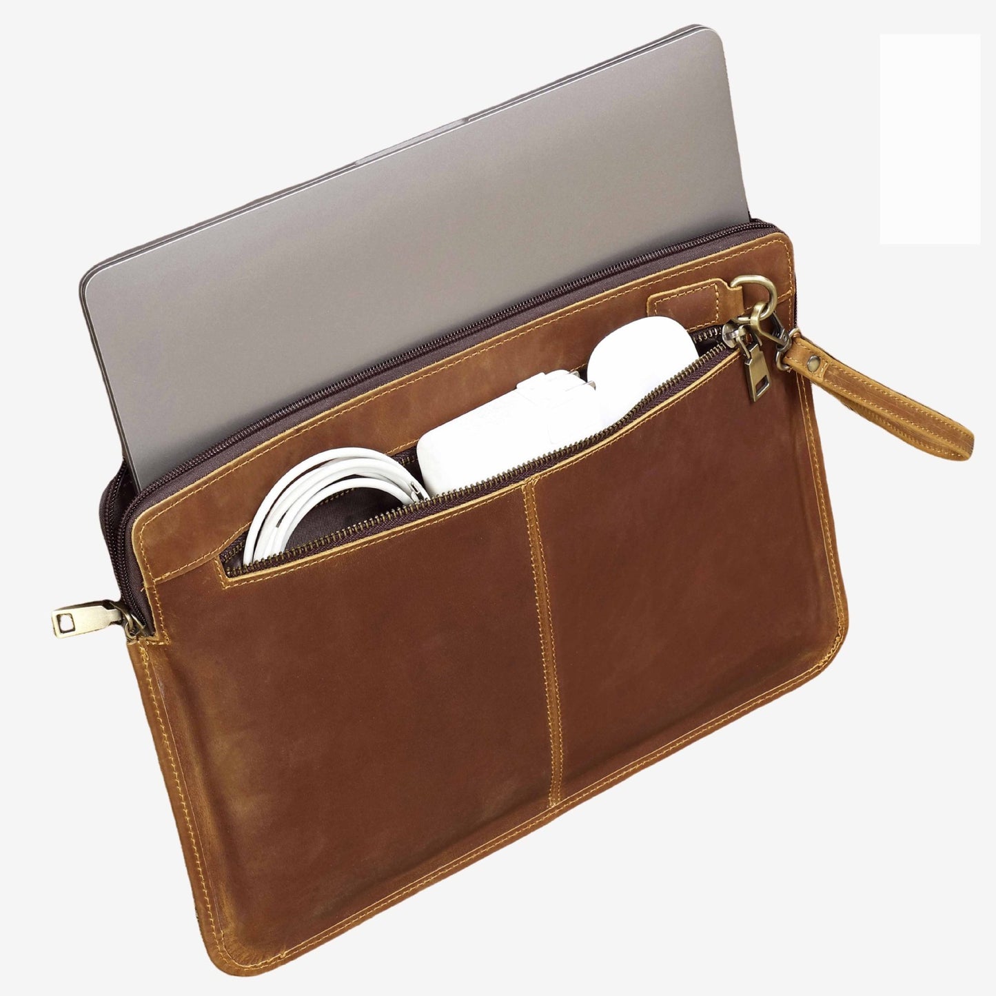 Applicable Protective Genuine Leather Apple Cowhide Laptop Bags