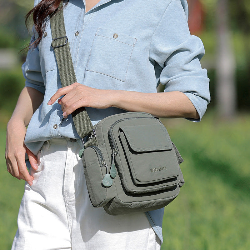 Men's & Women's Summer Fashion Niche Nylon Waterproof Women's Messenger Bag