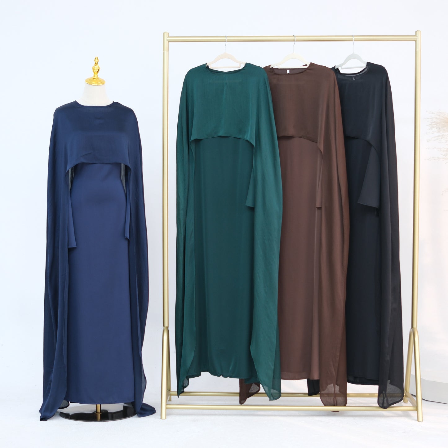 Slim Waist Elegant Robe Two-piece Set Clothing
