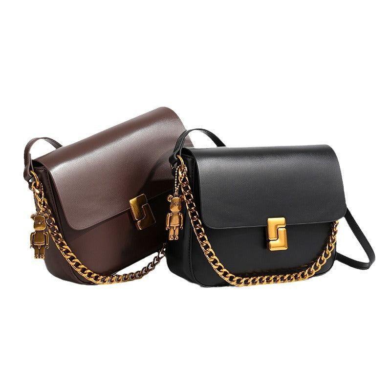 Women's Summer Solid Color Niche High Sense Shoulder Bags