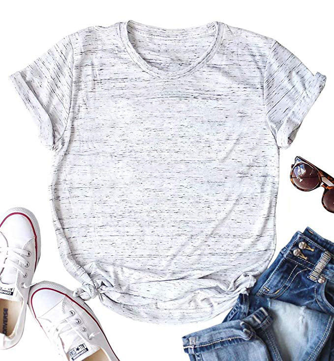 Color T-shirt Bottom Plate Printed Blank With Blouses
