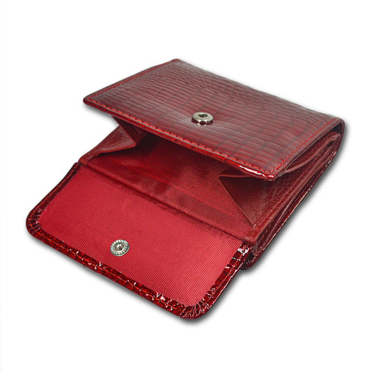 Women's Mini Multifunctional Leather Multiple Slots Patent Ladies Wallets