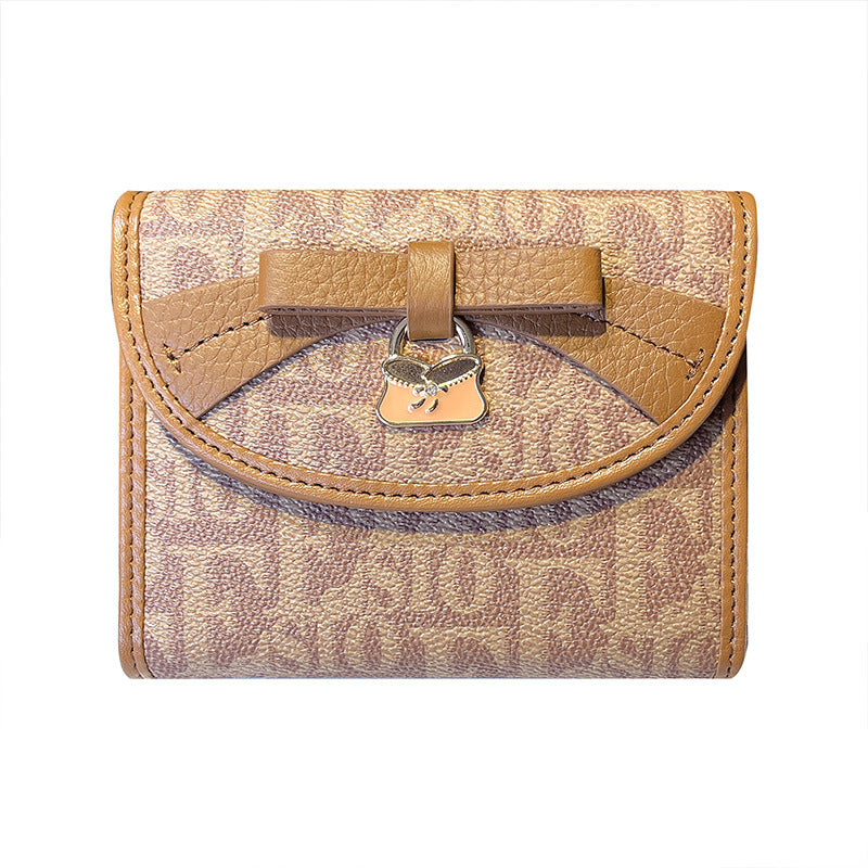 Women's Unique Short Simple Leather Design Card Holder