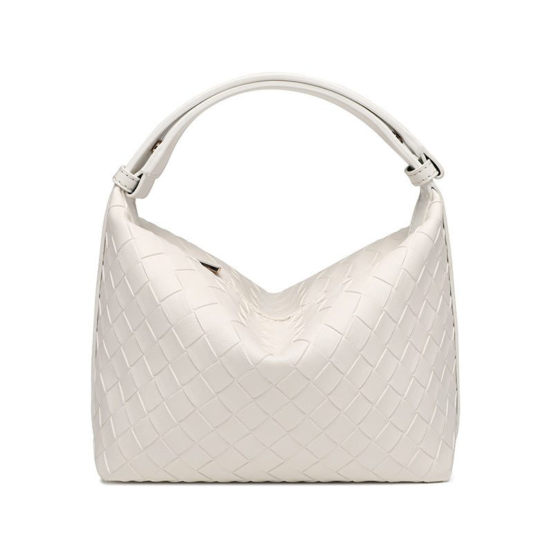 Women's High-grade Woven Niche Simple Hand Texture Handbags
