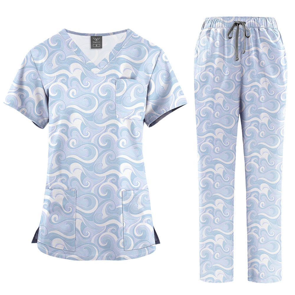 Thin Comfortable Breathable Doctor Nurse Medical Uniform
