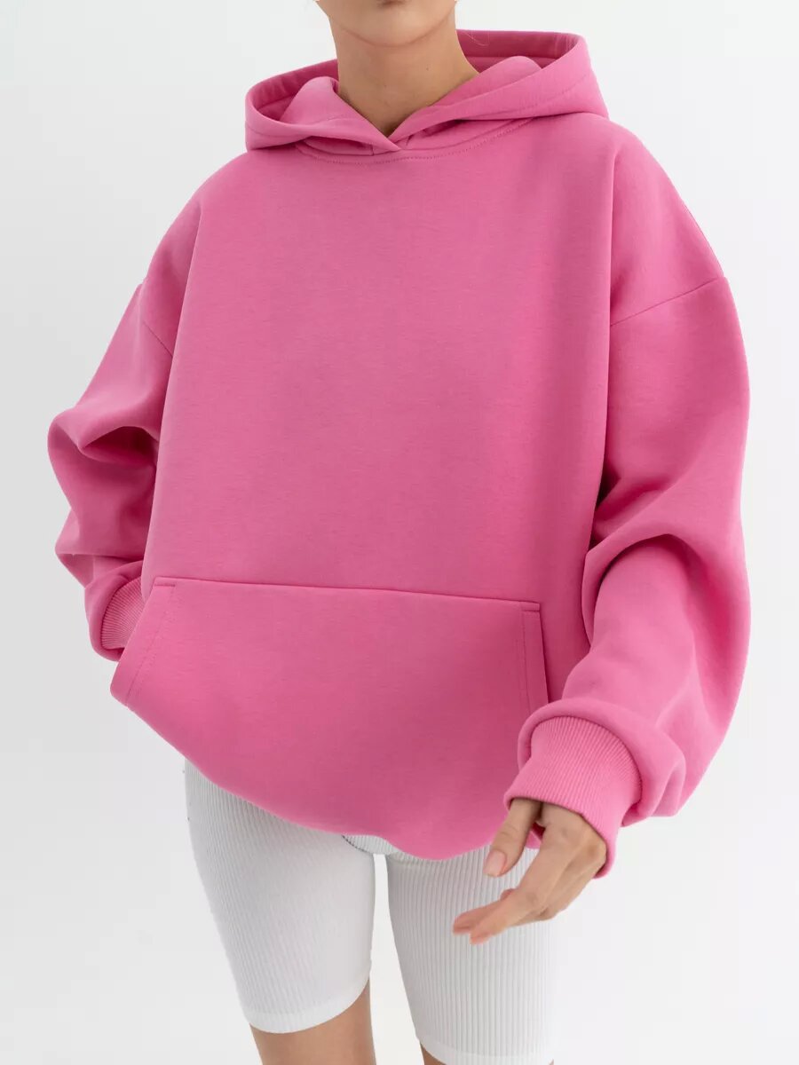 Women's Long-sleeved Hooded Pullover Loose Casual Sweaters