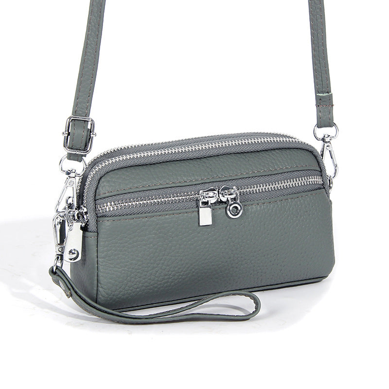 Women's Large Capacity Niche High-grade First Layer Cowhide Crossbody Bags