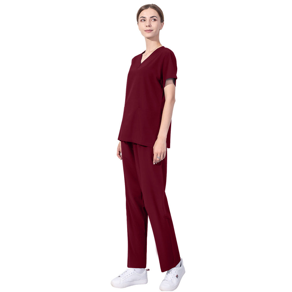 Quick Drying Fabric Elastic Stomatologist Work Uniform