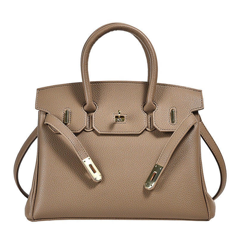 Women's Large Capacity Portable Kelly Light Luxury Handbags