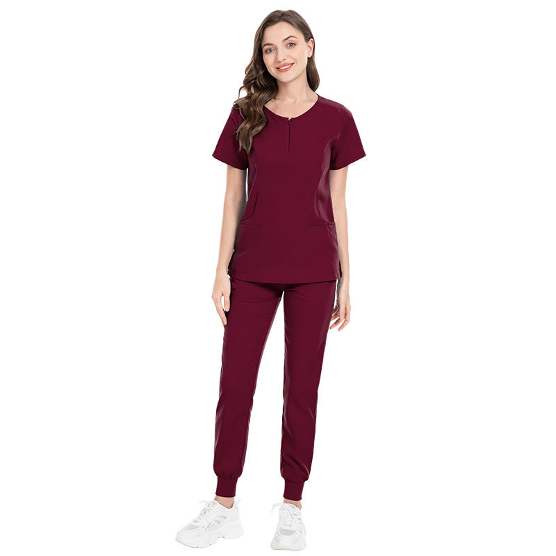 Oral Dentist Surgical Gown Female Split Undergarments Uniform