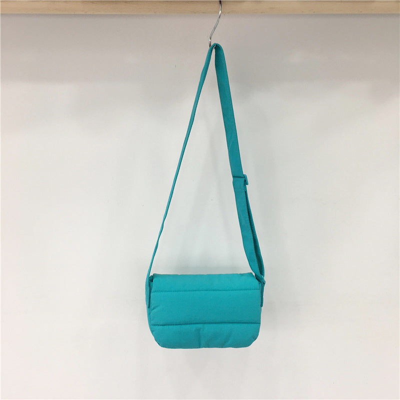 Commuter Minimalist Area Polyester Flap Quilted Crossbody Bags