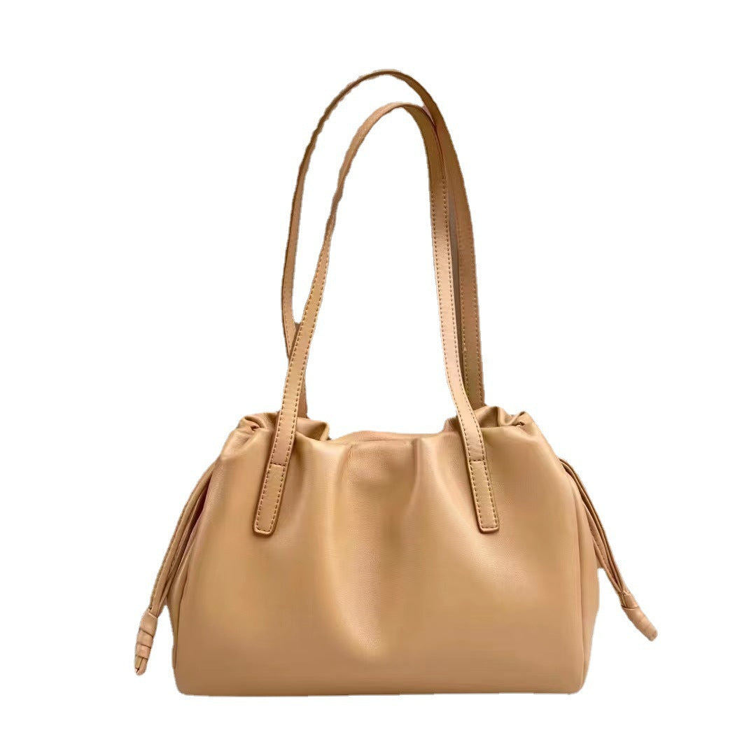 Women's Leather Fashionable Underarm High-grade Portable Cloud Women's Shoulder Bag
