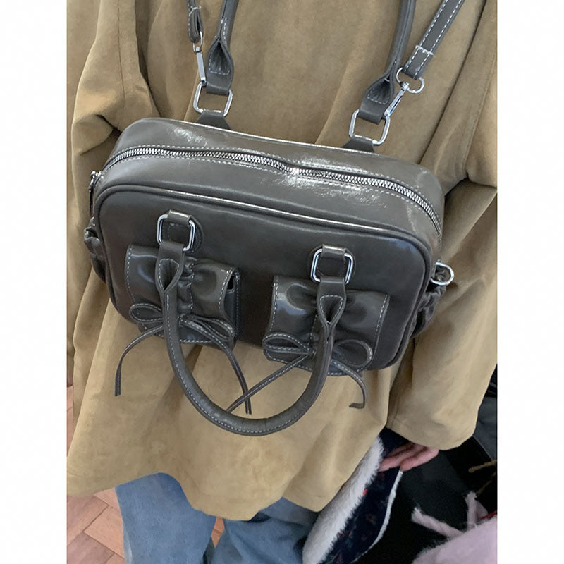 Women's Retro High-grade Portable Simple Commuter Small Square Bags