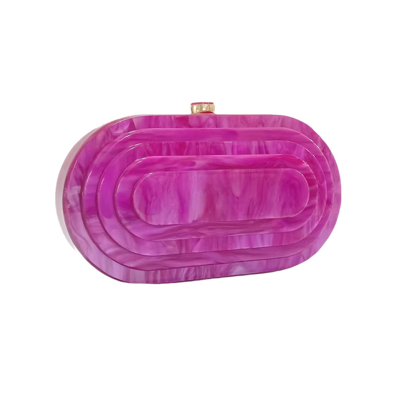 Women's Summer Dinner Retro Splicing Trendy Acrylic Bags