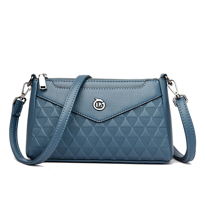 Women's Summer Fashion Rhombus Mobile Advanced Texture Bags