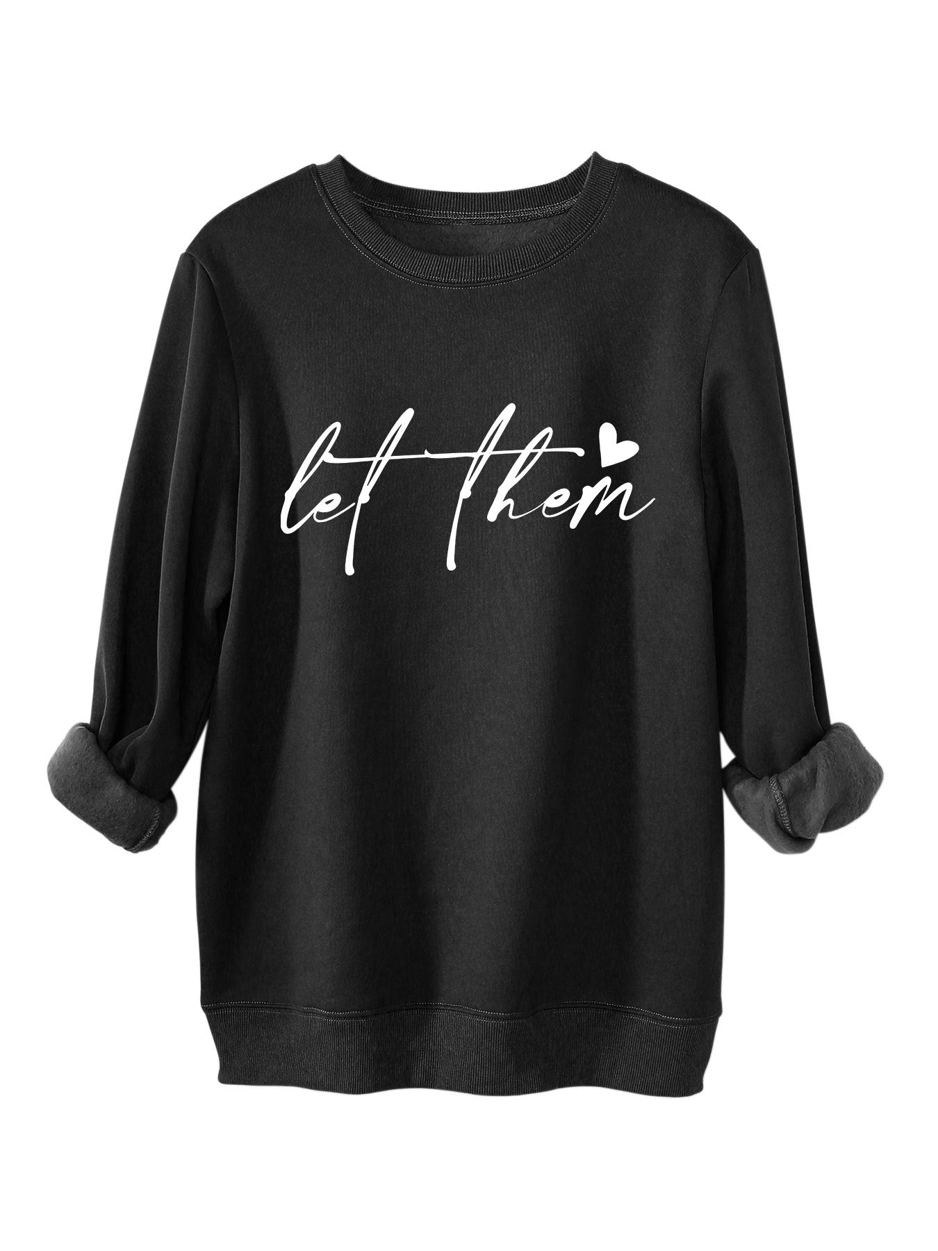 Women's Casual Fashion Simple Thickened Fleece Thermal Sweaters
