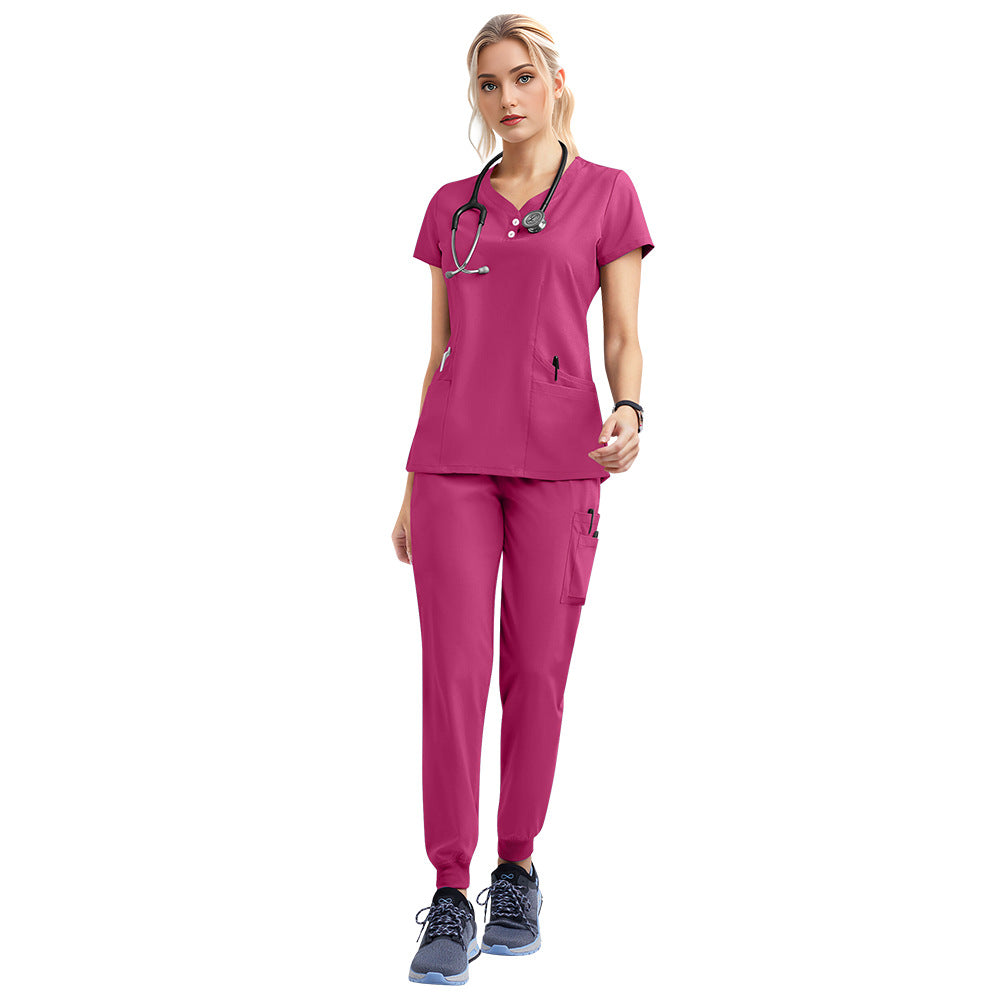 Women's & Men's Isolation Clothes Brush Oral Dental Pet Doctor Work Uniform