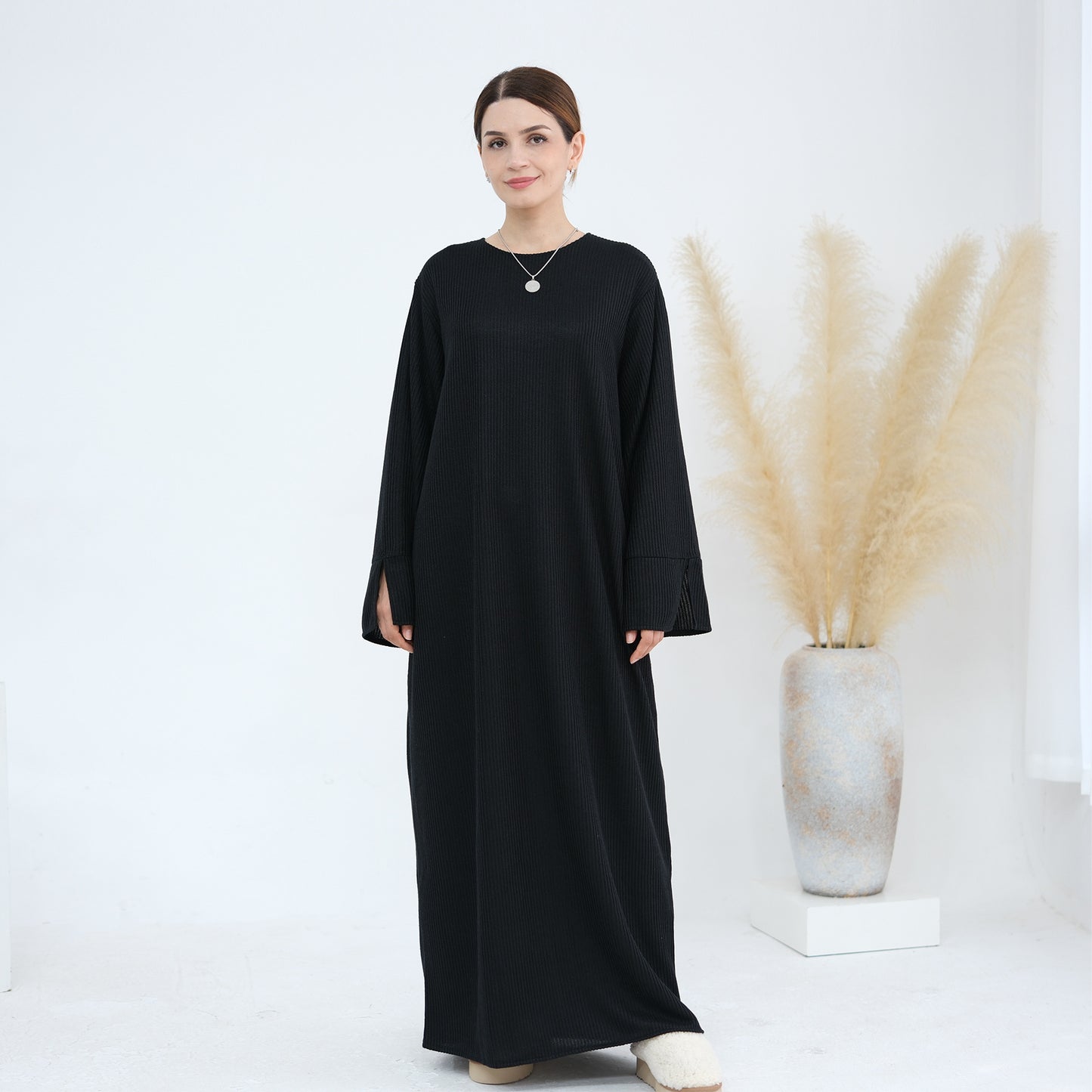 Casual Comfortable Thickened Knitting Loose Dress Dresses