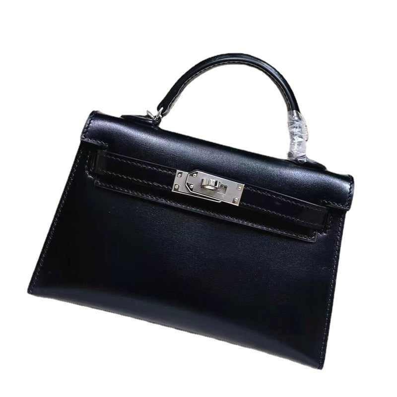 Women's Second Generation Kelly Sier Glossy Leather Shoulder Bags