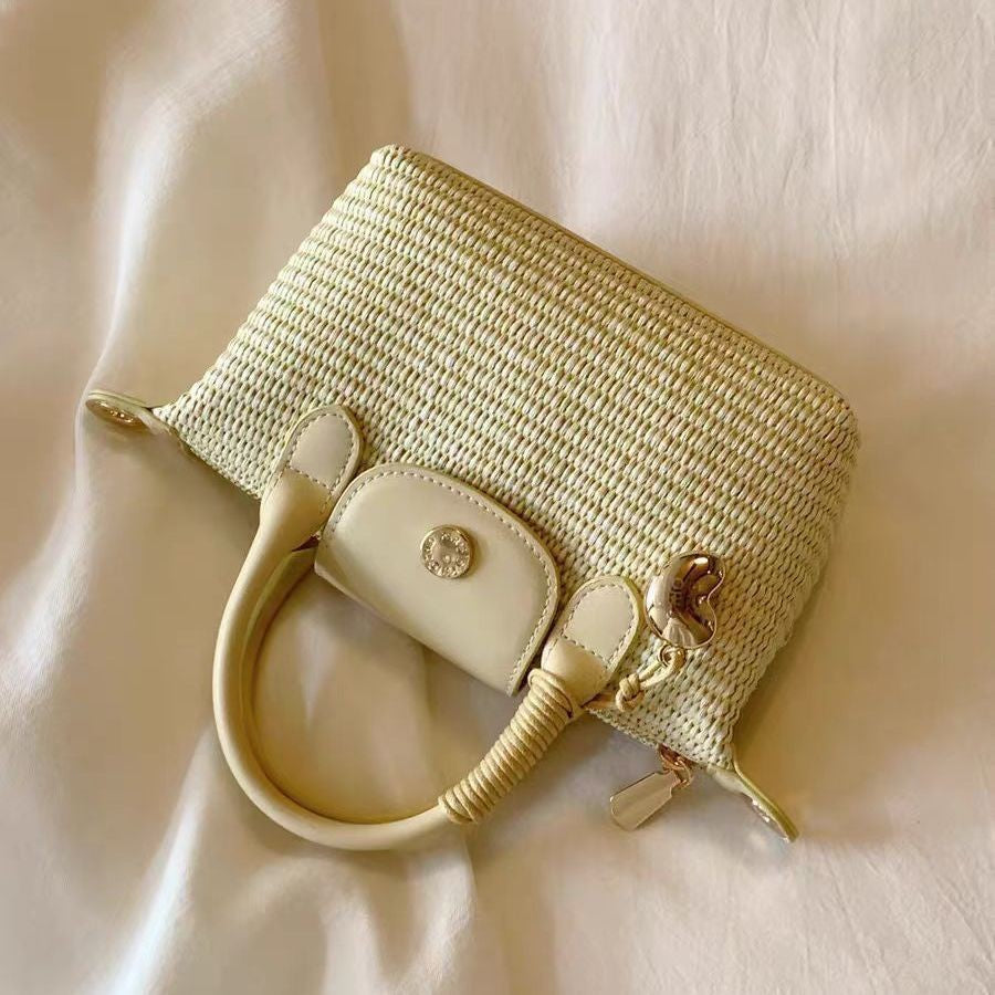 Women's South Style Rainbow Bridge Summer Woven Crossbody Bags