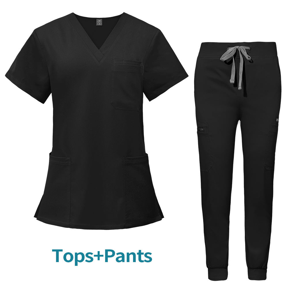 Multifunctional Pocket Surgical Gown Anesthesiologist Work Uniform