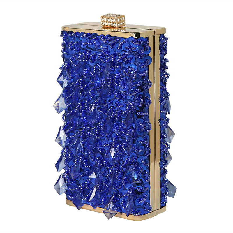 Women's Retro Handmade Beaded Dinner Vertical Banquet Evening Bags